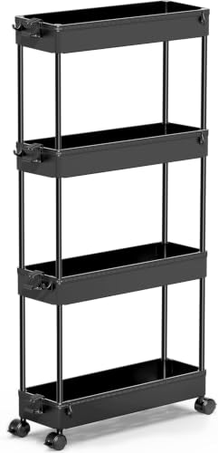 SPACEKEEPER Slim Rolling Storage Cart