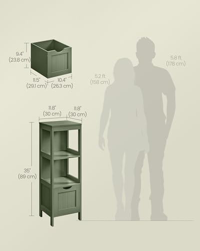 VASAGLE Storage Cabinet Storage Organizer view 3