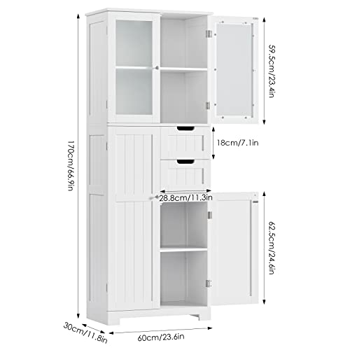 BOTLOG 67'' Tall Bathroom Storage view 2