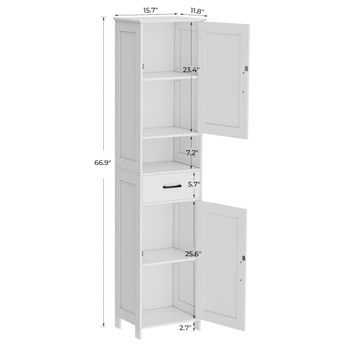 Homhedy 67" H Tall Bathroom view 3