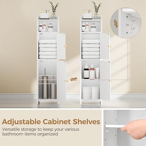 BEWISHOME Small Bathroom Cabinet Bathroom view 5