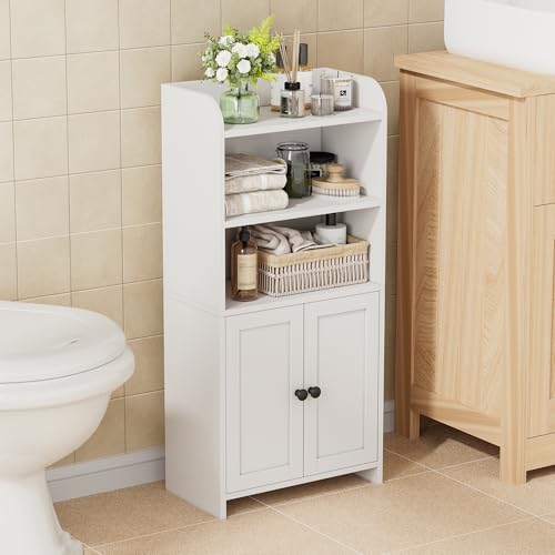 Homhedy Small Bathroom Storage Cabinet