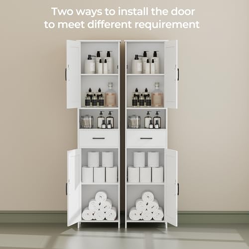 Homhedy 67" H Tall Bathroom view 4