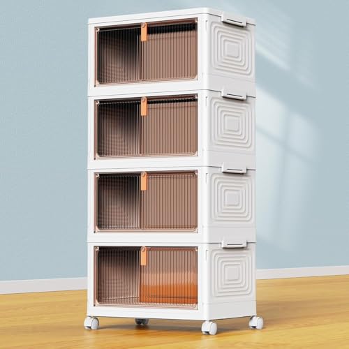 YFXCVSL 4 Tier Plastic Storage