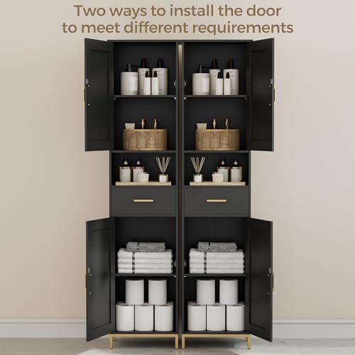 Homhedy 67" H Bathroom Storage view 5