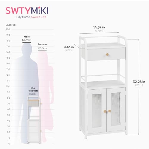 SWTYMIKI 14.57"x32.28" Bathroom Storage Cabinet view 3