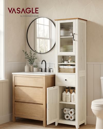 VASAGLE Tall Bathroom Cabinet Narrow view 3