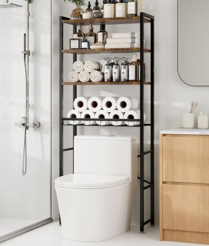 4-Tier Over-the-Toilet Storage Rack with
