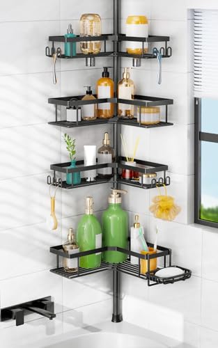 HAMITOR Shower Caddy Tension Pole:
