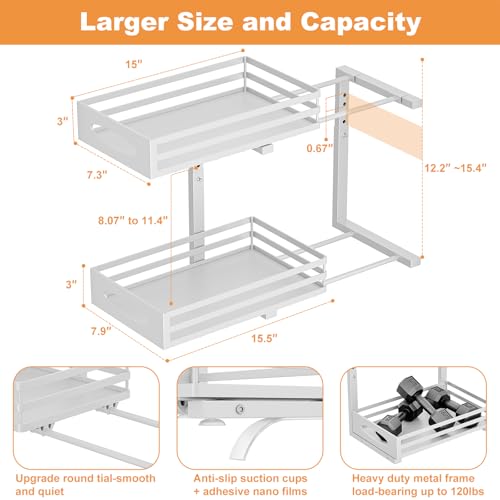 Under Sink Organizer 2 Tier view 4