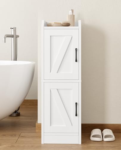 Narrow Bathroom Storage Cabinet with