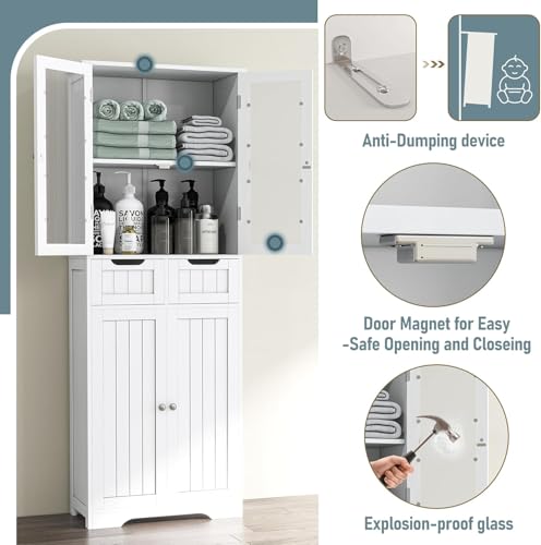 Betterhood 67" Tall Bathroom Storage view 4