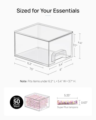 Vtopmart 4 Pack Small Clear view 2