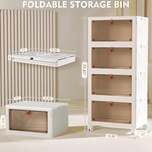 YFXCVSL 4 Tier Plastic Storage view 2
