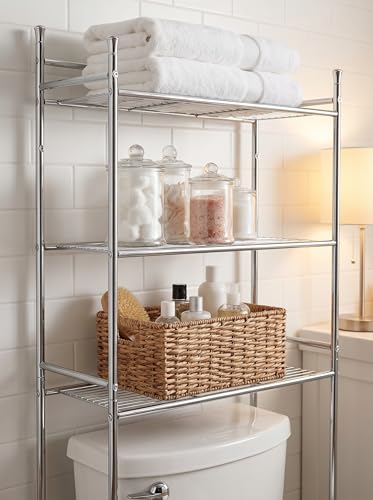 Honey-Can-Do 3-Tier Metal Bathroom Shelf view 5