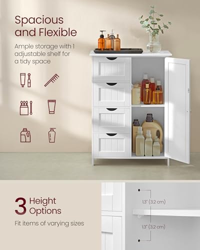 VASAGLE Storage Cabinet with Drawers view 4