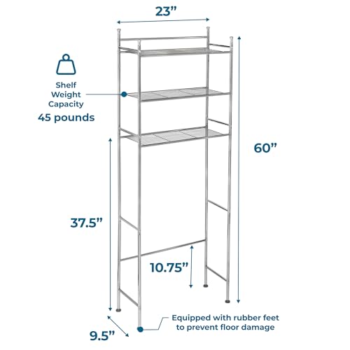 Honey-Can-Do 3-Tier Metal Bathroom Shelf view 3