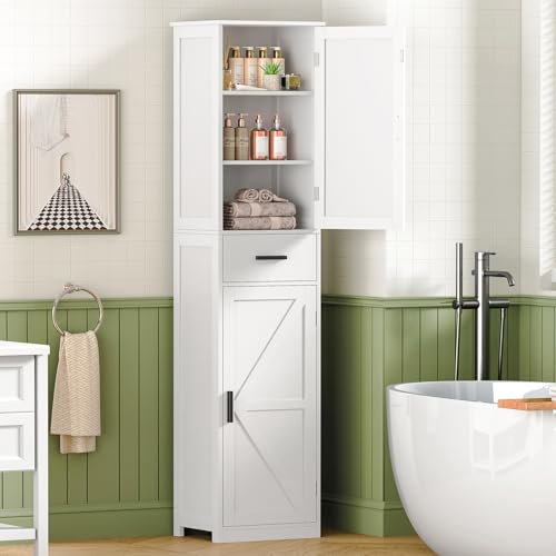 WEENFON Tall Bathroom Cabinet Storage view 4