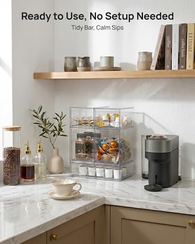 Vtopmart Stackable Storage Drawers Set view 2