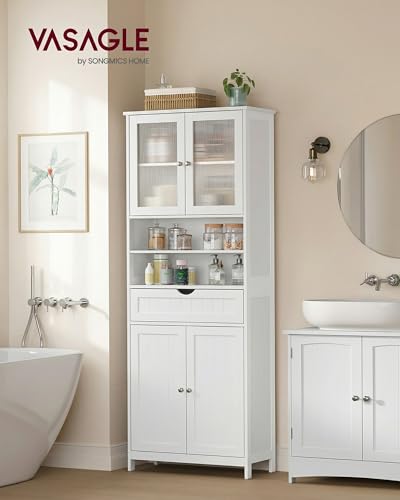 VASAGLE Storage Cabinet Freestanding Drawer view 2