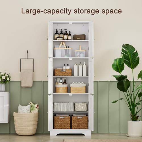 ChooChoo Tall Bathroom Storage Cabinet view 4