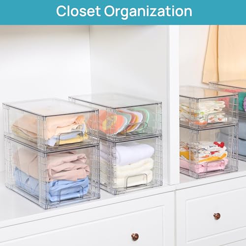 Vtopmart 4 Pack Large Stackable view 4