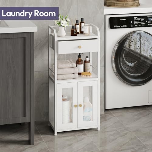 SWTYMIKI 14.57"x32.28" Bathroom Storage Cabinet view 5