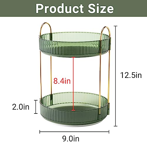 Asayuee 360 Rotating Makeup Organizer view 2