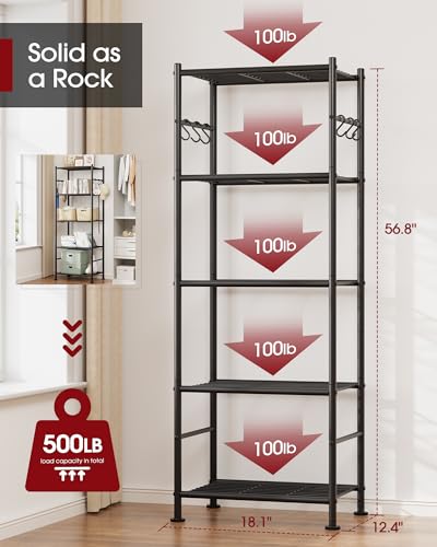 Sakugi 5-Tier Storage Rack Organizer view 3