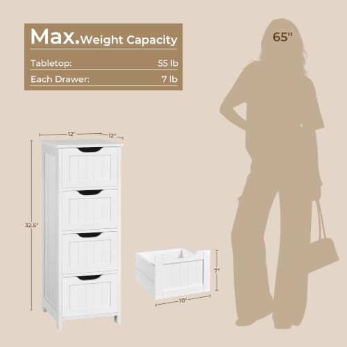 Yaheetech Bathroom Storage Cabinet 12" view 3