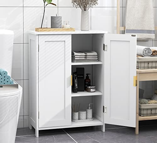 TaoHFE White Bathroom Storage Cabinet