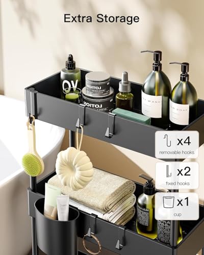Pipishell Slim Storage Cart with view 3