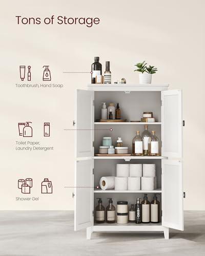 VASAGLE Bathroom Floor Storage Cabinet view 5