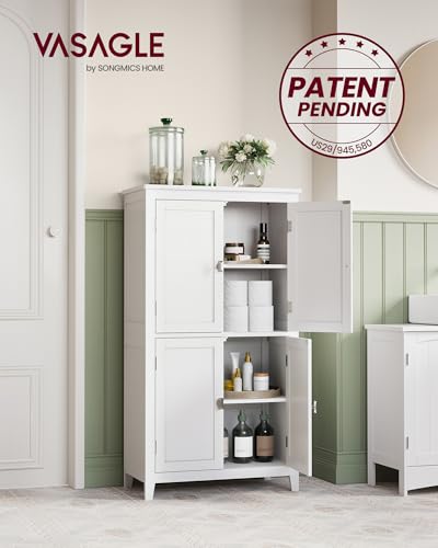 VASAGLE Bathroom Floor Storage Cabinet view 4