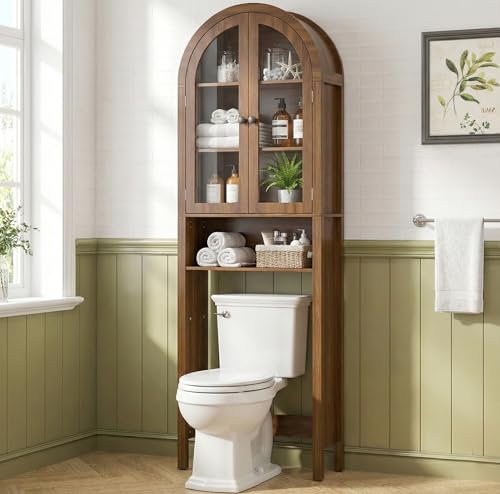Arched Over The Toilet Storage
