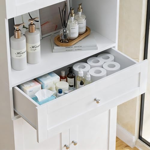 Tall Bathroom Storage Cabinets with view 4