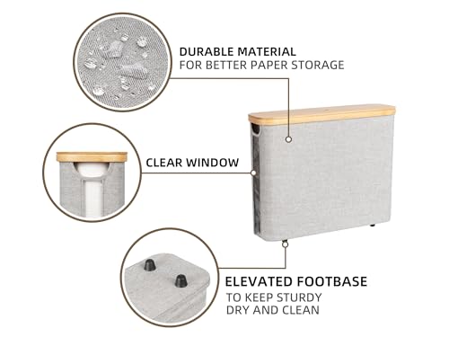 StorageWorks Toilet Paper Storage with view 4