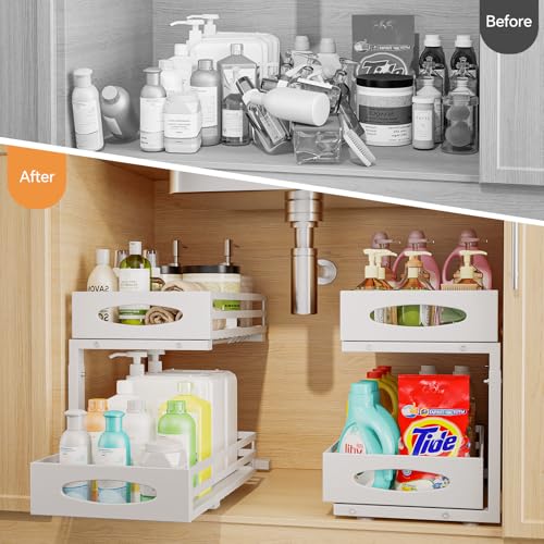 Under Sink Organizer 2 Tier view 3