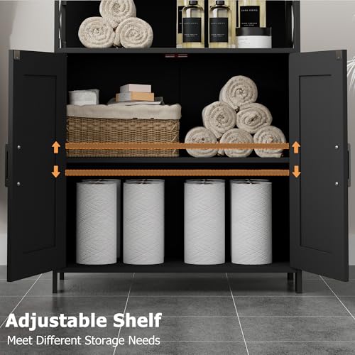 Homhedy Farmhouse Bathroom Storage Cabinet view 4