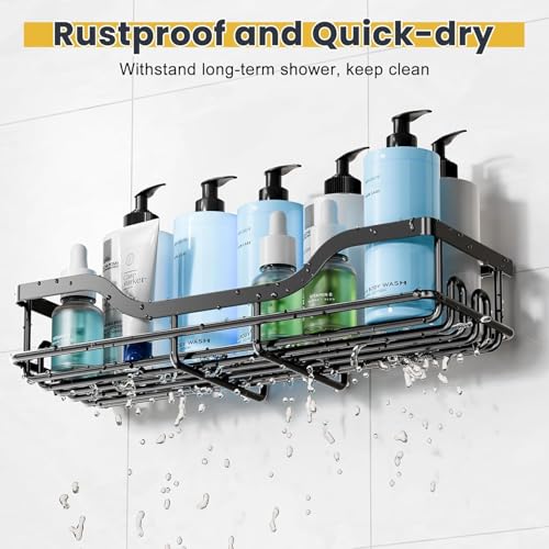 OMAIRA 3-Pack Shower Caddy with view 5