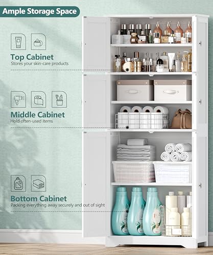 Zeibospri 63" H Tall Bathroom view 4