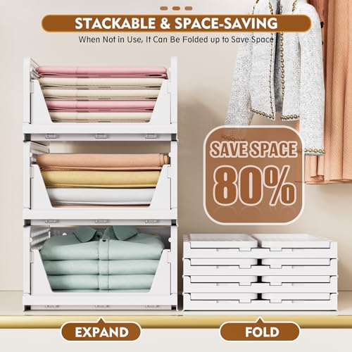 SNSLXH 5 Pack Stackable Closet view 5