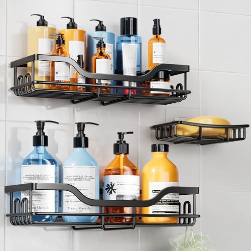 OMAIRA 3-Pack Shower Caddy with