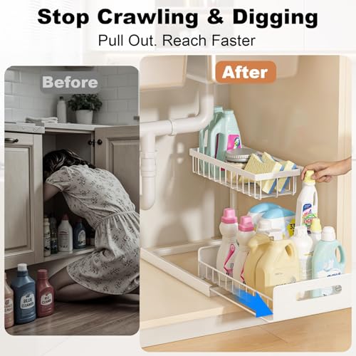 REALINN Under Sink Organizer Pull view 4