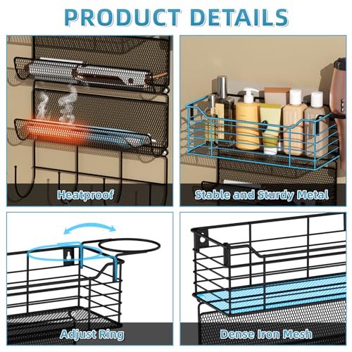 VITVITI Metal Hair Tool Organizer view 5