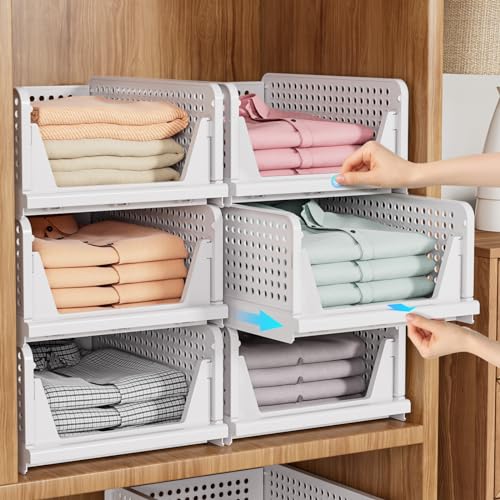 SNSLXH 5 Pack Stackable Closet