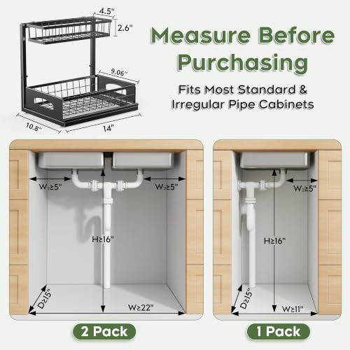 Fabutier Under Sink Organizer 2 view 2