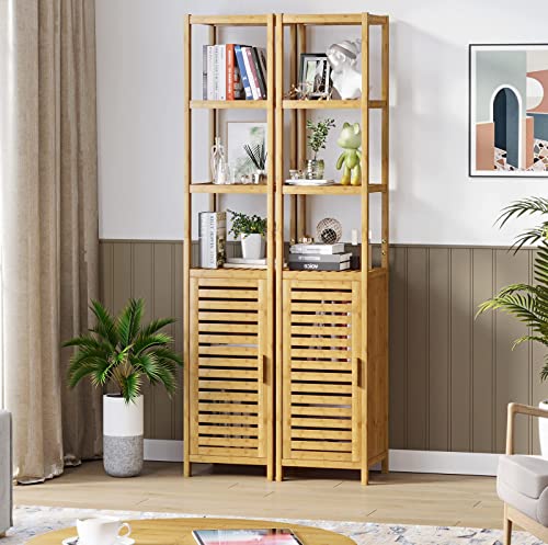 VIAGDO Storage Tall Slim Cabinet view 4