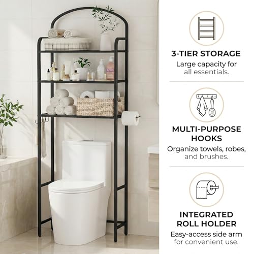 Cerlyunzan Over The Toilet Storage view 4