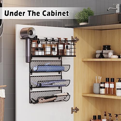 Wall-Mounted Hair Dryer Holder Styling view 2